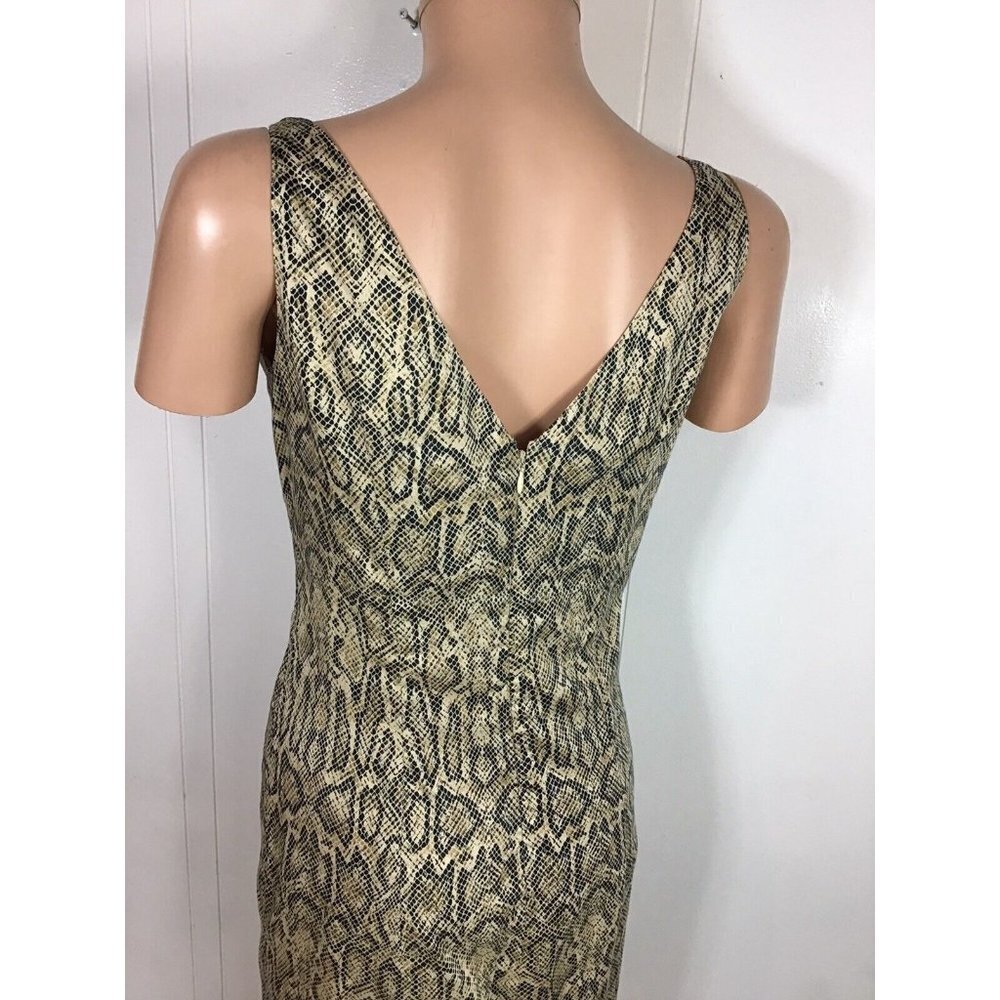Chetta B Sherrie Bloom Dress Animal Print Leopard Womens Small - Picture 5 of 9